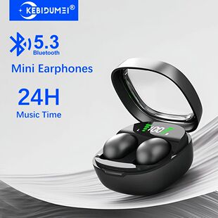KEBIDI Invisable Earphones Bluetooth 5.3 Headphones Touch