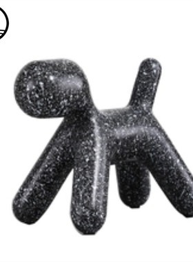 Resin Wave Point Balloon Dog Home Decor Statue Creative Anim