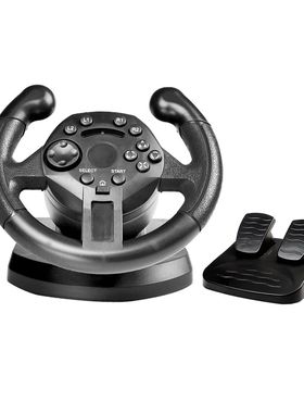 Wired Vibration Racing Simulator Gaming Wheel Driving Steeri