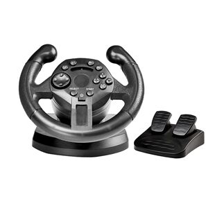 Wired Vibration Racing Simulator Gaming Wheel Driving Steeri