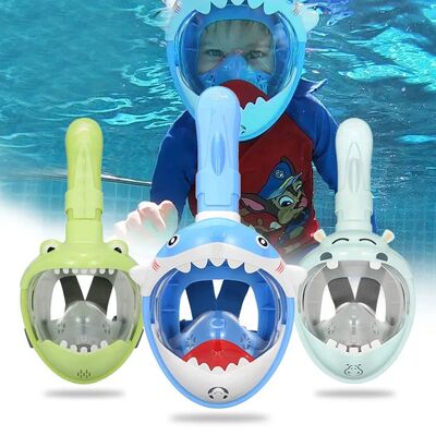 Children Cartoon Diving Mask Swimming Full Face Snorkeling M