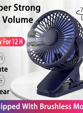 Xiaomi New USB Mini Wind Power Handheld Clip Fan Portable Re