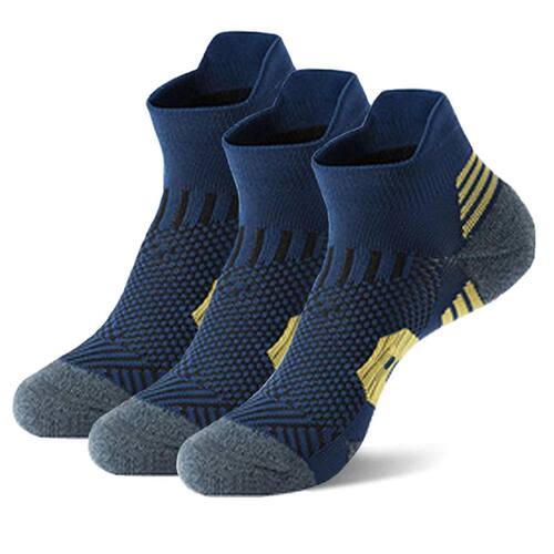 3Pairs Professional Sports Fitness Socks Towel Bottom Non-Sl