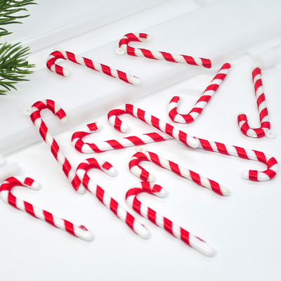 24PCS Christmas tree hanging candy cane stool decoration Chr