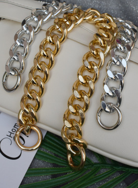 Silver Gold 30cm Metal Purse Chain Strap handbag Handles DIY