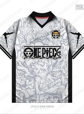 2026 One Piece Luffy Anime T-Shirt Vintage Baseball Jersey S