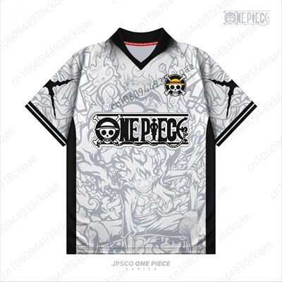 2026 One Piece Luffy Anime T-Shirt Vintage Baseball Jersey S