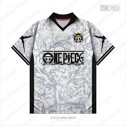 2026 One Piece Luffy Anime T-Shirt Vintage Baseball Jersey S