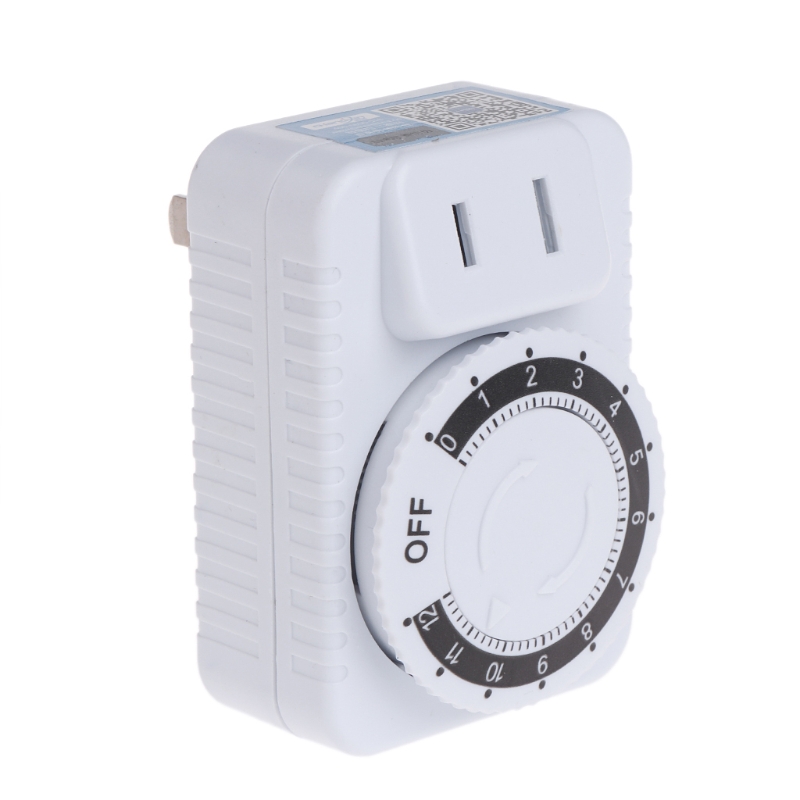 AC 220V 12 Hour Mechanical Wall Plug Switch Timer Socket Hom