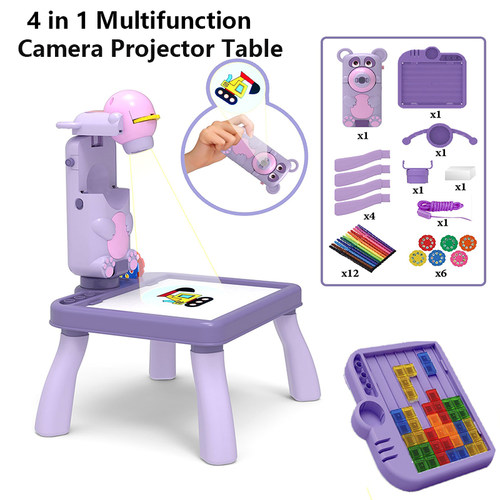 4 in1 Drawing Projector Camera Children's Interactive Drawin