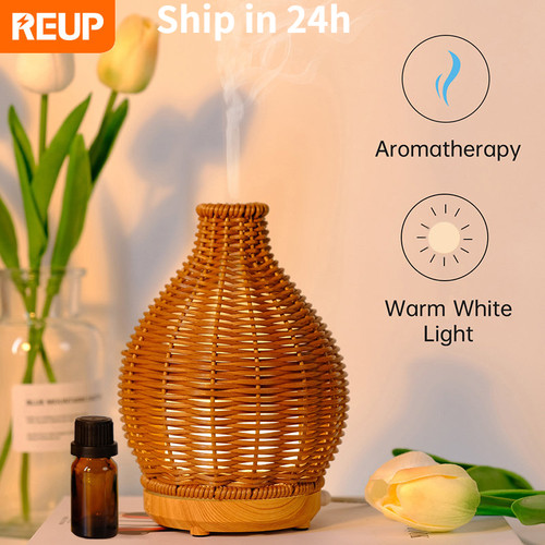 Essential Oil Diffuser Rattan Aroma Mist Humidifiers Aromath