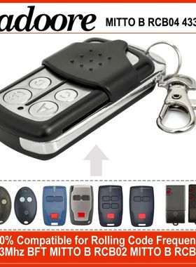 Gadoore 433Mhz Mitto B RCB02 RCB04 Garage Door Remote Compat