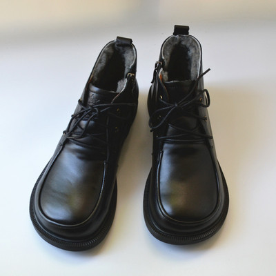 雪地靴保暖休闲真皮羊皮毛一体