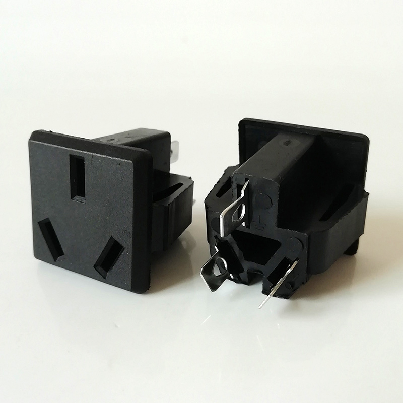 10A国标电源插座三脚三孔转换座