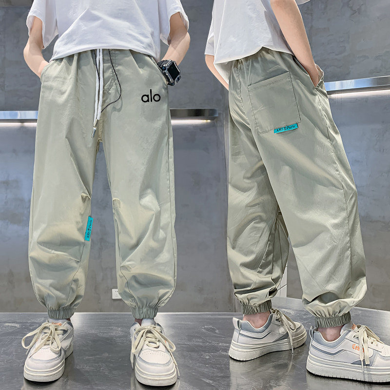 品牌正品儿童装男童春装裤子2026新款春秋款男孩中大童休闲运动裤