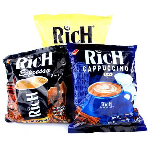 泰国正品rich卡布奇诺咖啡包装