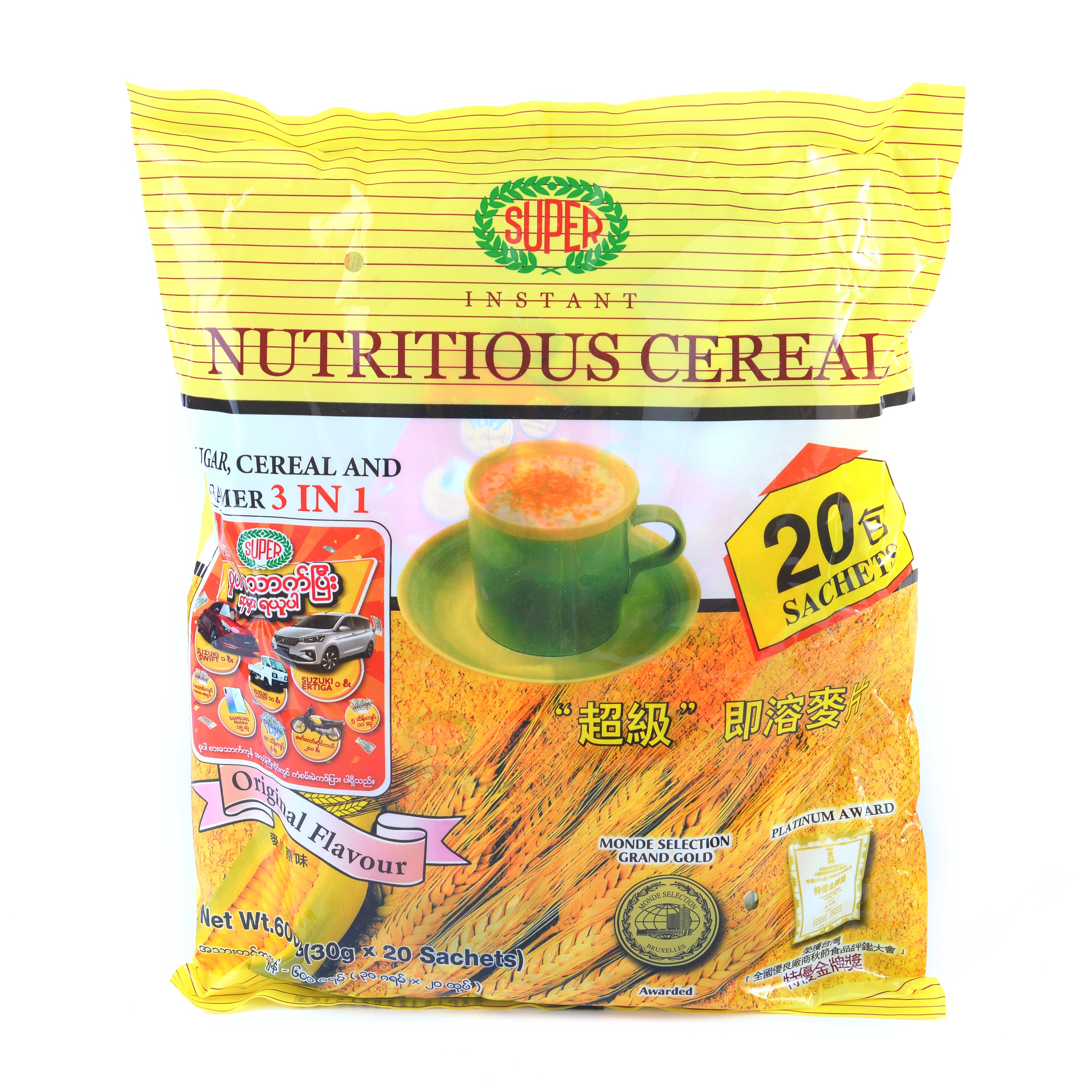 新加坡super麦片牛奶营养早餐