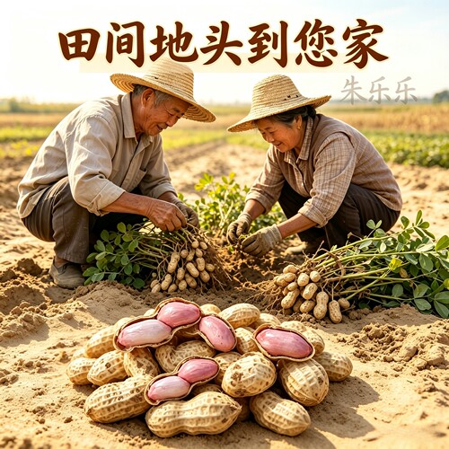 2026年新鲜湿花生农家种植现挖现发新鲜湿花生带泥粉皮水生煮花生