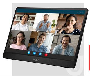 专用微星PRO MP161 E2便携显示器屏幕膜钢化软膜 全屏覆盖肯特类纸防爆防刮水凝护眼磨砂防反光膜