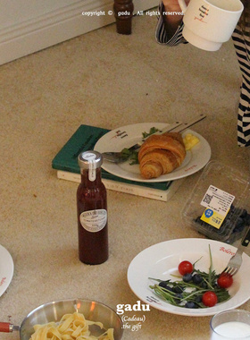 gadu 独立设计波丽露餐盘平盘汤盘椭圆盘耐高温早餐盘深盘