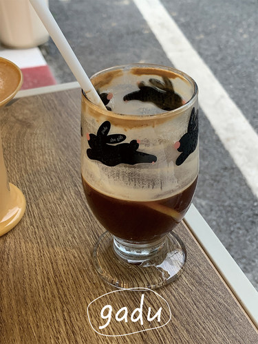 gadu礼物兔玻璃高脚杯