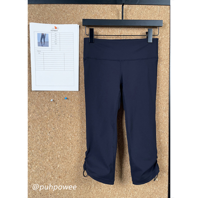 设计师品牌25夏季抽绳7分骑行裤