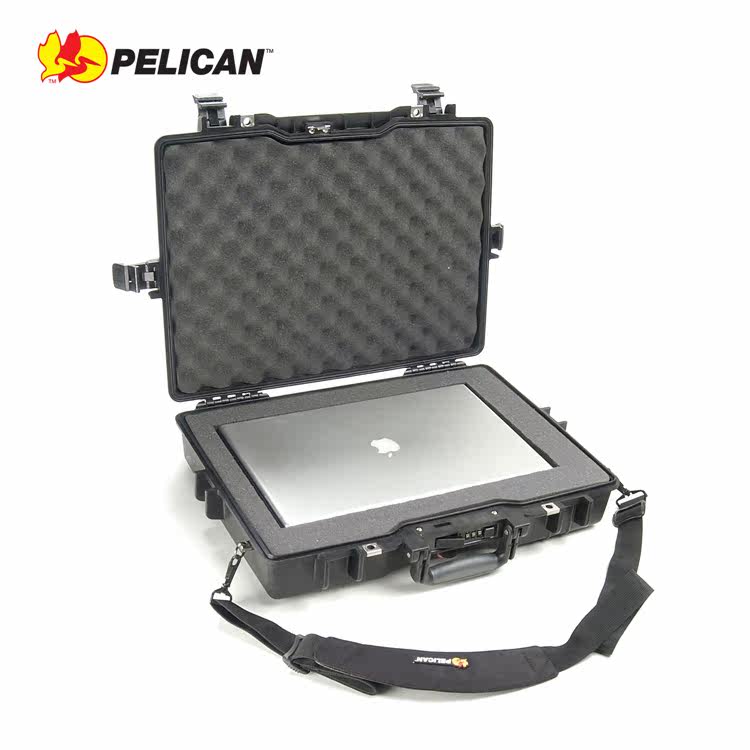 美国PELICAN 15~17寸笔记本电脑防水安全箱1495CC带密码锁提钱箱