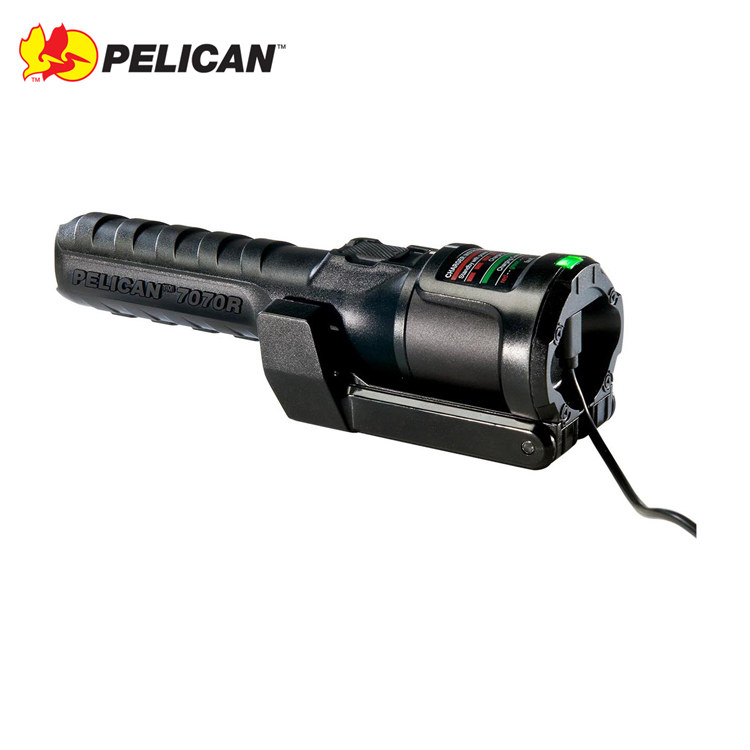 美国PELICAN派力肯7070R充电型1200流明超强光战术LED防水手电筒