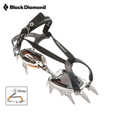 进口美国黑钻BD户外横齿冰爪