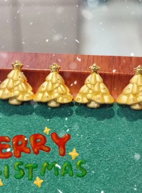 足金999圣诞树转运珠手链圣诞节礼物送黑/红皮绳约1.3g