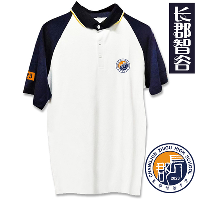长郡智谷校服文化衫棉质2023