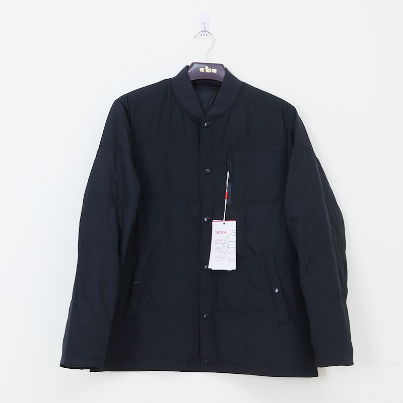 鸭鸭羽绒服专柜正品男2024年秋冬新款内胆外穿轻薄短YA4A700458B