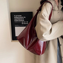 韩国红色托特包包女2025新款 高级感日常可用新娘包女大容量结婚包