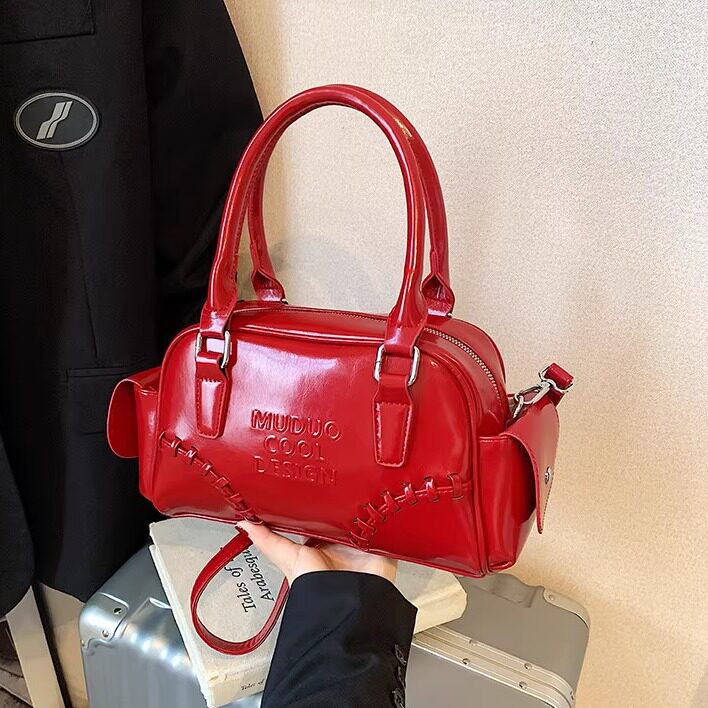 婚包大容量红色结婚专用女包图片