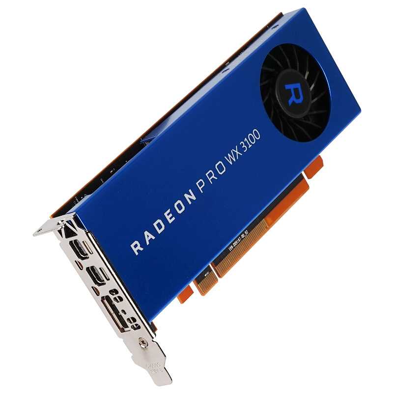 AMD Radeon Pro WX3100 4G专业图形设计显卡CAD/PS绘图3D建模渲染