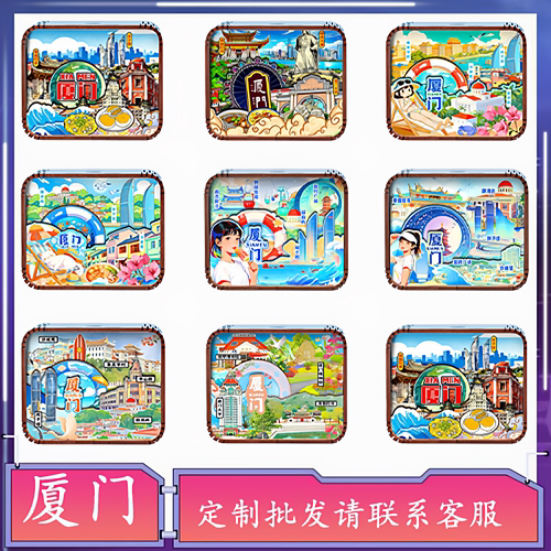 厦门双子塔鼓浪屿木制八音盒定制