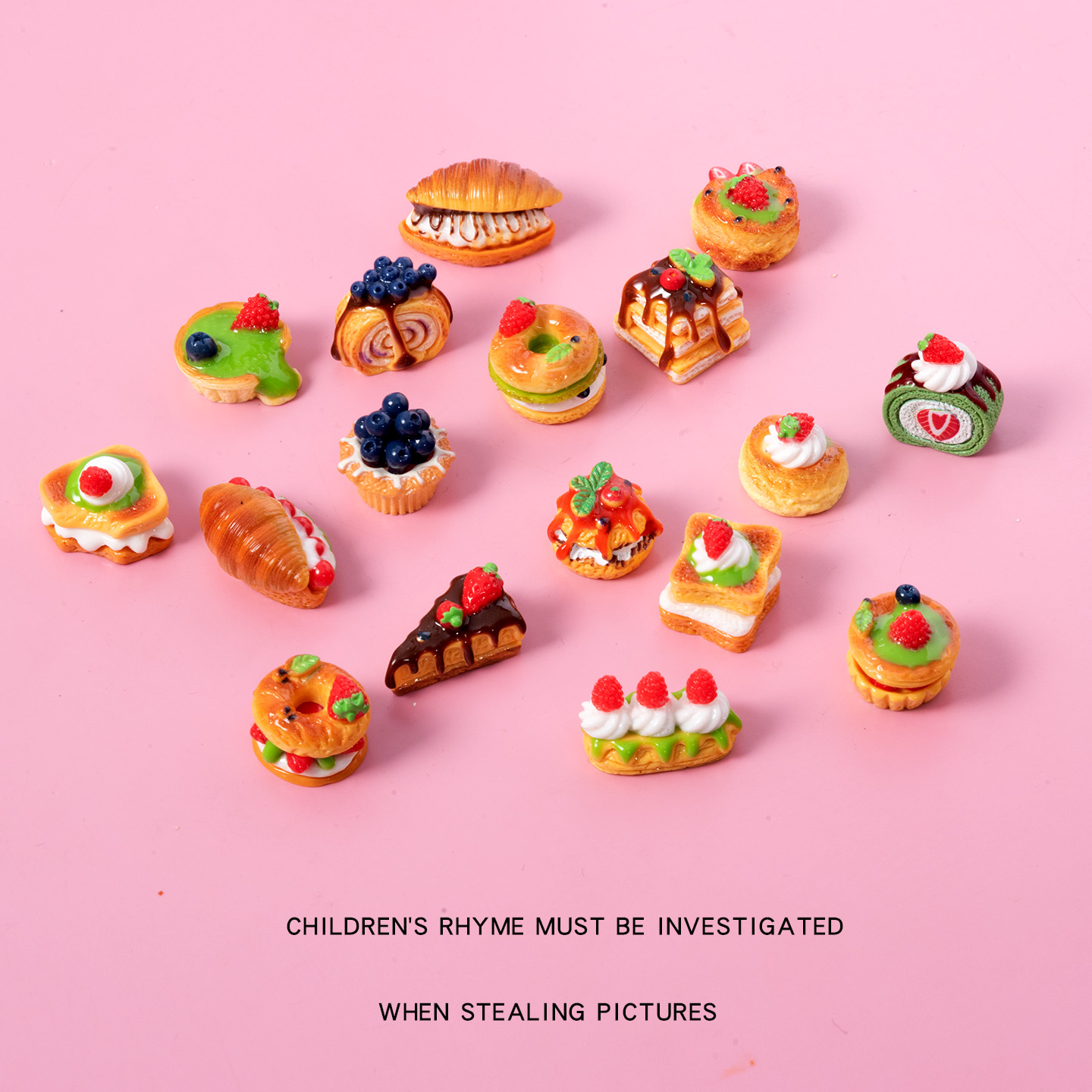 ob11仿真迷你糕点蛋糕微缩食玩草莓蛋糕 娃娃屋配件过家家玩具