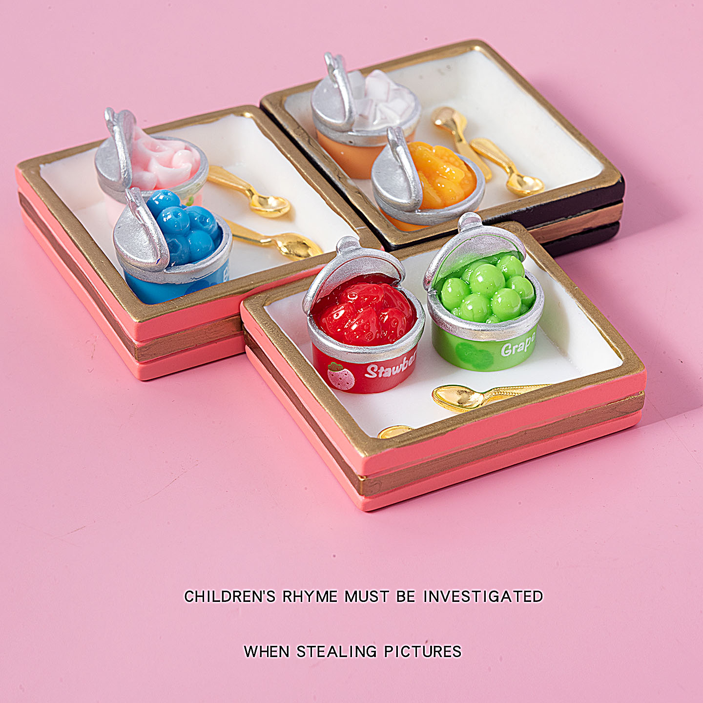 仿真水果罐头模型儿童过家家玩具创意桌面摆件女孩礼物娃娃屋配件