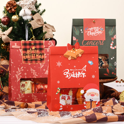 圣诞节曲奇饼干包装袋食品纸袋