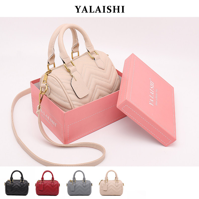 雅莱仕法国小ck波士顿包包女2020新款潮韩版大容量手提单肩斜挎包