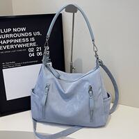 Simple and large-capacity bag for women 2026, new style, fashionable and versatile casual single-shoulder bag, student commuting crossbody tote bag thumbnail 7