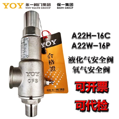 永一封闭全启式氧气安全阀