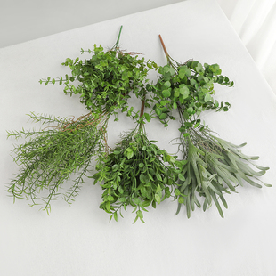 网红森系餐厅布置仿真绿色蕨叶蕨草 街面花箱装饰仿真塑料波斯草