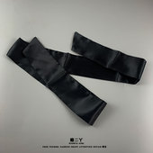 性感丝绸缎面眼罩双面可用捆绑手带夫妻情调蒙眼布遮光禁欲系情侣