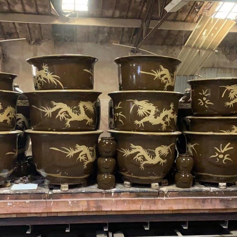 龙缸大花盆特大号家用庭院种树花盆铁树果树盆栽绿植盆景陶瓷花盆,鲜花速递/花卉仿真/绿植园艺,花盆,淘宝优惠券,粉丝福利购,淘宝优惠卷