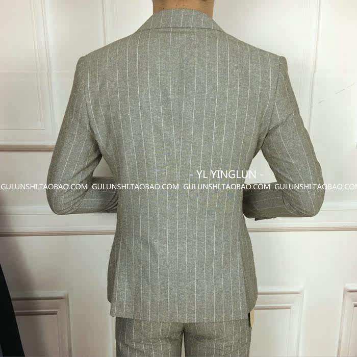 Costume homme en chanvre pour automne - Ref 1560587 Image 3