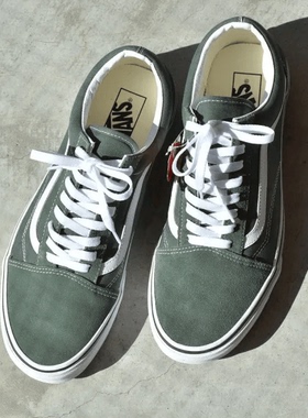 VANS男鞋经典OLD SKOOL绿色低帮范斯休闲运动滑板鞋 VN0A3WKT9GF