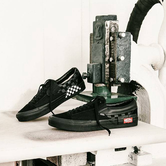 VANS男鞋经典解构Slip-On CAP黑色低帮范斯休闲滑板鞋VN0A3WM5276