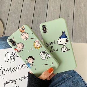 可爱卡通史努比苹果手机壳