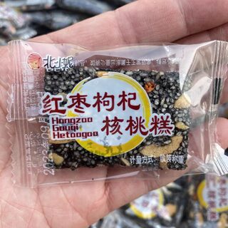 北小妮红枣枸杞核桃糕芝麻软糕500g老式孕妇儿童健康网红零食小吃